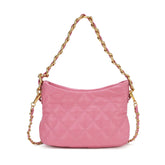 Quilted Sheepskin Leather Crossbody/ Shoulder Bag